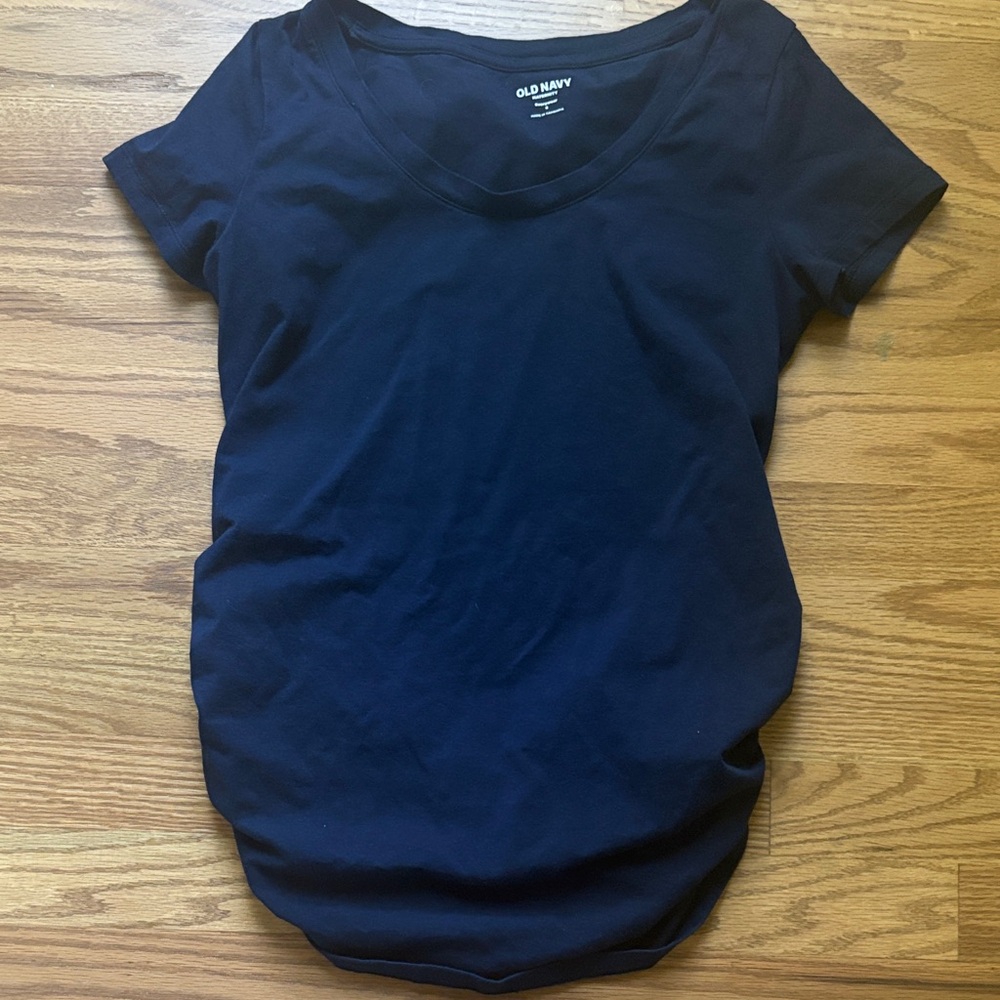 Old Navy Women's Dark Blue Short Sleeve Tee